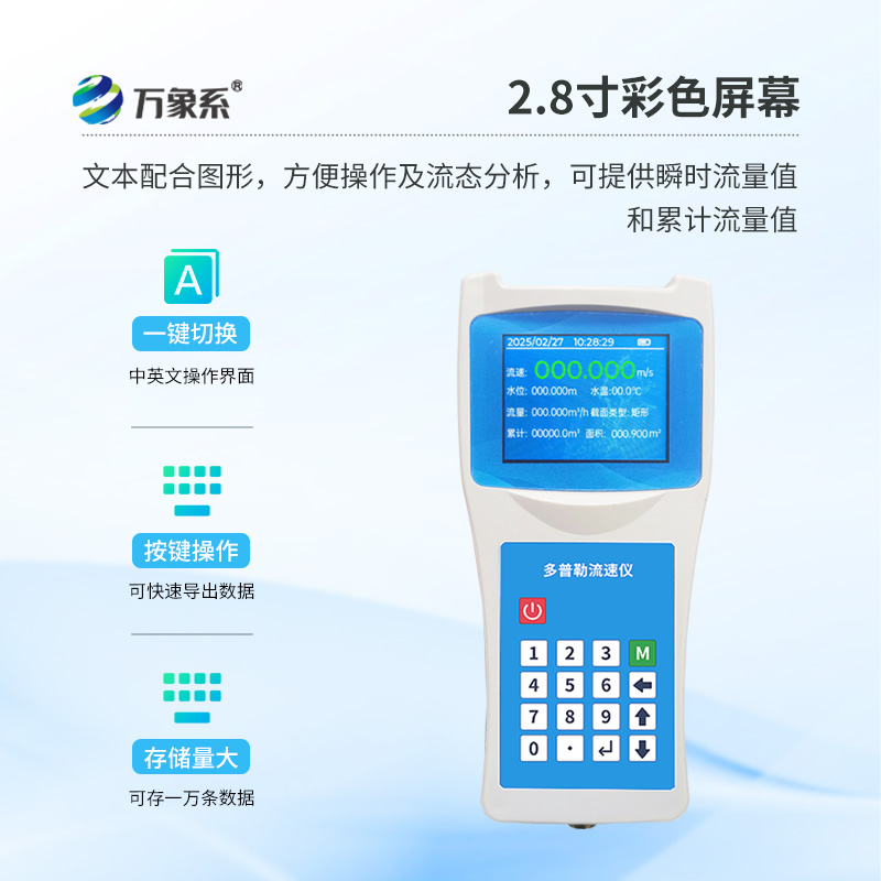 流速流量測量的好幫手，超聲波多普勒流速儀！